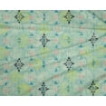 thumbnail image 4 of oneOone Polyester Lycra Aquamarine Fabric Texture & Triangle Geometric Sewing Material Print Fabric By The Yard 56 Inch Wide, 4 of 4