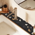 thumbnail image 2 of Yayeee Faucet Mat for Kitchen Sink 14.7" Diatomite Long Splash Guard Pad, Pixel Cat, 2 of 7