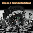 thumbnail image 4 of HOMEYA Hard PC Screen Protector Case for Samsung Galaxy Watch Ultra/Ultra 2 47mm, Full Protective Bumper Cover for Galaxy Watch Ultra- Titanium Gold, 4 of 8