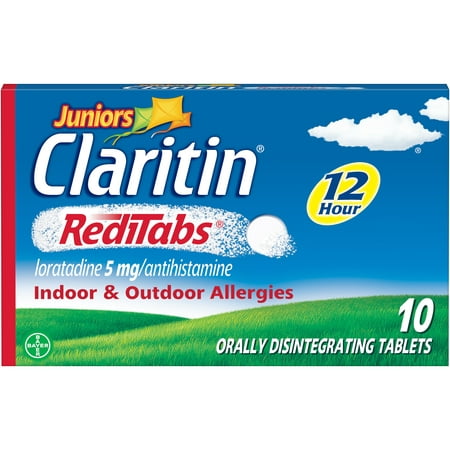 Junior's Claritin 12 Hour Non-Drowsy Allergy Relief RediTabs, 5 mg, 10 (Best Non Drowsy Allergy Medication)