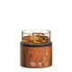 thumbnail image 1 of Vaso de whisky asobu con aislamiento de acero inoxidable, 310 ml, madera natural, 1 of 6