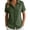 Army Green, variant on Button Down Shirts for Women Collared Short Sleeve Button Front Design with Hidden Closure for Office Errands and Everyday Wear Womens Shirts