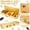 B, variant on 2026 Letter Shaped Graduation Gift Box Fillable Cardboard DIY Gift Packaging Box with Ribbons for Graduation Party Celebration Decor 22x7.5x2 Inch (Black)