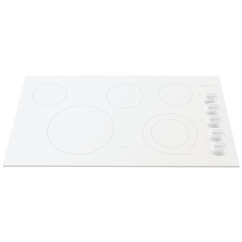 Frigidaire Gallery 36 In. White Electric Cooktop FGEC3645KW