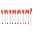thumbnail image 1 of Stylo pour Tableau Blanc, Pointe Fine 0,5-1 mm Effaçable à Sec Rouge Marqueurs pour Tableau Blanc, 12 Pcs, 1 of 6