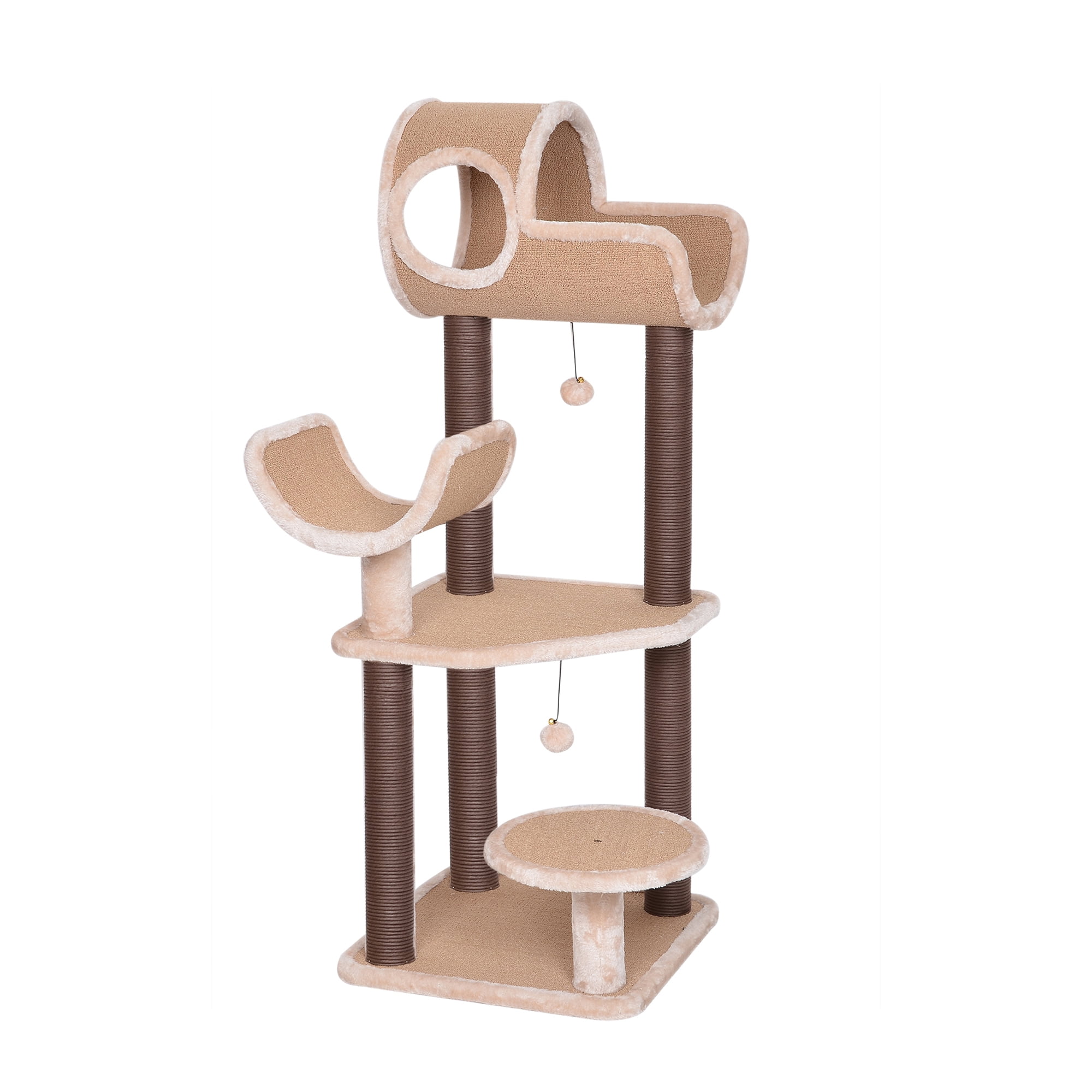 Buy Catry Brown and Beige 5Level Carpet Covered Cat Tree, Size 19? x
