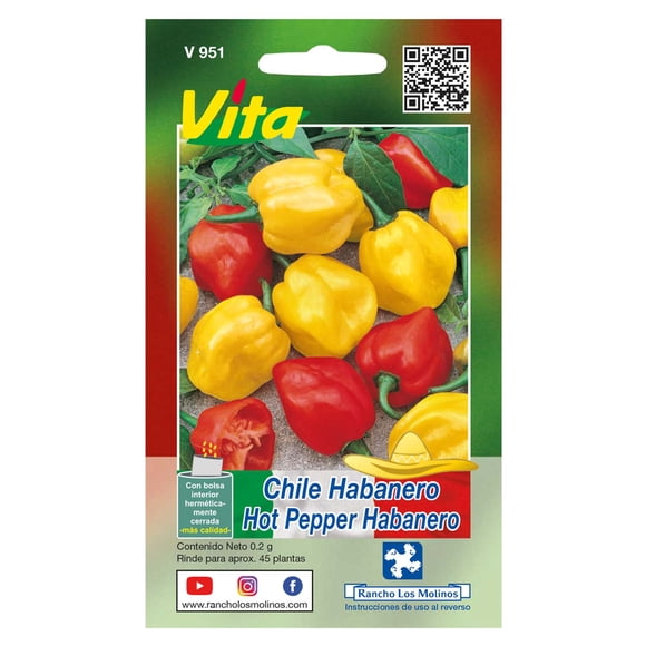 Semillas Chile Habanero Vita