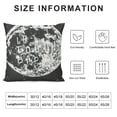 thumbnail image 5 of Qinduosi to The Moon and Back Lunar Gray Throw Pillow Cover inch Couple Valentine’s Day Decorative Pillowcase, Love Words Decor Decorations for Home Sofa Living Room, 5 of 5
