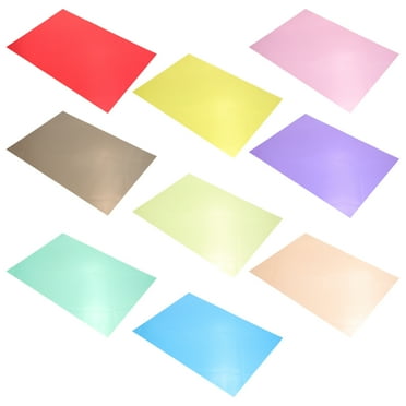 9 Pcs Color Pvc Sheet Color Film Colored PVC Sheets Light Diffuser Film Lighting Filter Kit
