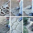 thumbnail image 3 of KAIYANG Molde de piedra para hacer caminos reutilizable, molde para hacer caminos de patio hechos a mano, 3 of 3