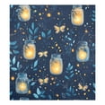 thumbnail image 6 of Yayeee Magnetic Dishwasher Cover for The Front Decoration Home Kitchen Machine Sticker Protector, Blue Fireflies Pattern, 6 of 6