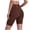 Brown, variant on Workout Shorts for Women Crossover Back Scrunch Lifting Shorts High Waisted Gym Shorts Running Yoga Booty Shorts