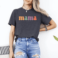 thumbnail image 2 of Mama Shirt Women Colorful Bubble Letter Graphic Tee Cute Mothers Day Gift Top, 2 of 6
