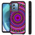 thumbnail image 1 of Compatible with Motorola Moto G Stylus 5G (2023); Hybrid Fusion Guard Phone Case Cover (Red Purple Mandala), 1 of 2