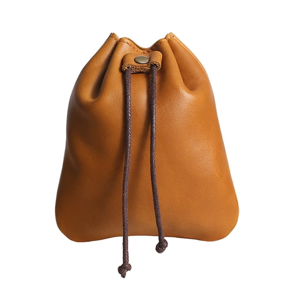 COOLHOOD Retro Coin Purse Handmade Leather Wallet for and Money Storage Loose Change