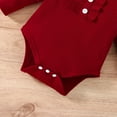 thumbnail image 5 of LAPAKIDS Newborn Baby Girl Tops Romper Jumpsuit Plaid Skirt Clothes Set Outfits 3-6 Months, 5 of 6
