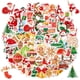 thumbnail image 2 of Etiqueta engomada del tema de la Navidad Etiqueta engomada impermeable del copo de nieve de Papá Noel, ilustración de la etiqueta del regalo del sobre 100pcs JAMW Sencillez, 2 of 5