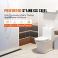 thumbnail image 2 of KFFKFF 24-Inch Rectangular Shower Drain with Square Design Grate, Matte Black, Crafted from Brushed 304 Stainless Steel, Includes Hair Strainer, Modern Linear Drain, 2 of 9