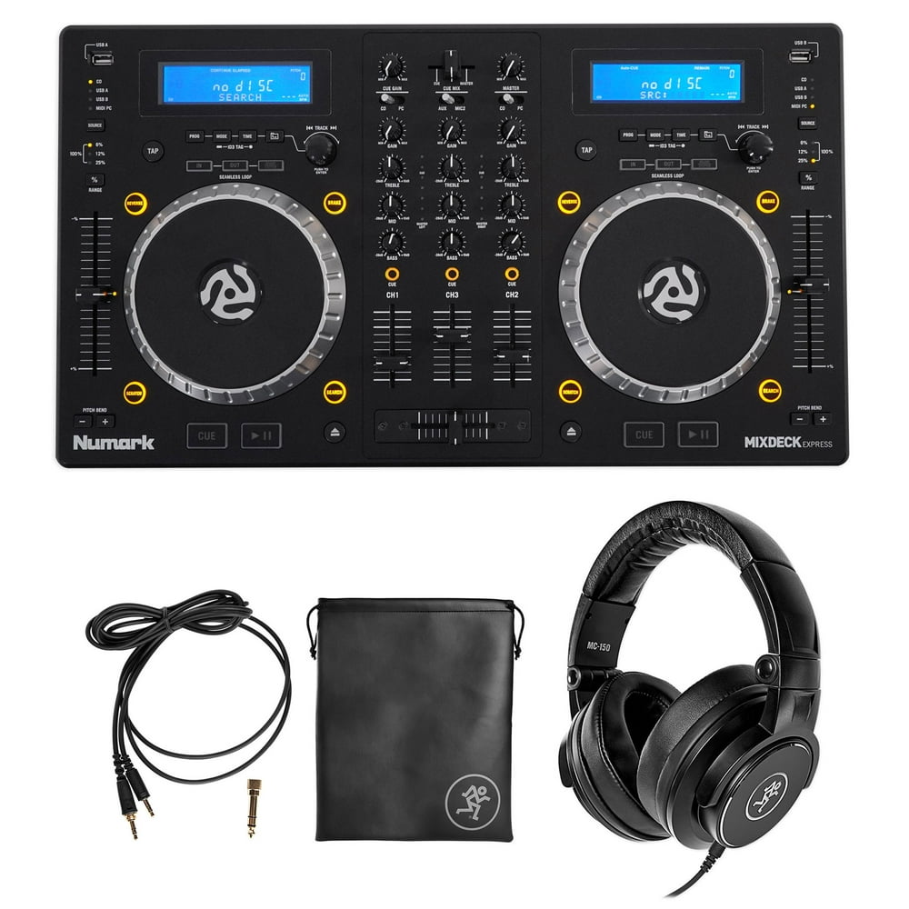 Numark Mixdeck Express DJ Mixer Controller w/ Dual CD+USB+Mackie