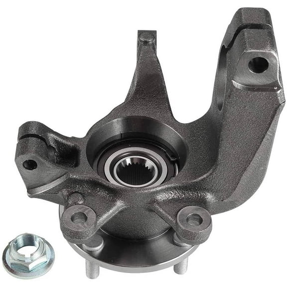 A-Premium Steering Knuckle and Hub Bearing Assembly Compatible with Ford Focus 2006-2010 Front Driver Side