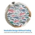 thumbnail image 6 of Disketp Colorful Shark Small Mouse Pad 7.9x7.9 Inches,Washable Round Mousepad For Office Laptop Computer,Non-Slip Rubber Base Mouse Pads For Wireless Mouse, 6 of 9