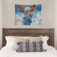 thumbnail image 3 of Dog Angel Ascension Tapestry, Wall Tapestry Tapestry Wall Hanging, Tapestry Aesthetics for Bedroom Living Room College Dorm Decor, One Piece Tapestry(29" x 37"), 3 of 5