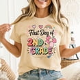 thumbnail image 3 of First Day of Second Grade Back to School Teacher Girls T-Shirt Unisex, Sizes S-5XL, Tbun, 3 of 5