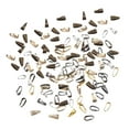 thumbnail image 5 of 200x Pinch Bails Clasps Jewelry Supplies Pendant Clasp Metal Claw Bail Connectors for Jewelry Making, DIY Craft, Bracelet Making Multicolor, 5 of 10