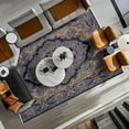 thumbnail image 2 of Navy Oriental Area Rugs for Living Room Washable Rugs Boho Moroccan Area Rug Soft Neutral Geometric Bohemian Carpet Distressed Indoor Rug for Bedroom Dining Room Office Foldable Nonslip Rug, 2 of 9