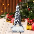 thumbnail image 2 of Gnome with LED Light Desktop Ornament Whimsical Garden Fairy Tale Figurine for Home, 2 of 7