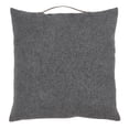 thumbnail image 1 of SARO 2087.ST18S Handle Design Chenille Throw Pillow  Slate, 1 of 1
