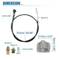 thumbnail image 7 of 1 Set Car Axle Disconnect Cable Lock for Dodge for Ram 1500 2500 3500 1994-2002, 7 of 7