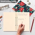 thumbnail image 4 of FORMRS 1-Subject Spiral Notebook 8" x 5" College Ruled 60 Refillable Sheet A5 Hard Cover, 2 Pack, Christmas Themed Leaves, 4 of 7