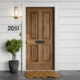 thumbnail image 2 of RCH Hardware Heavy Duty Solid Wrought Iron 6" Tall House Number 2, Iron Country Style Matching Screws Included, 2 of 5