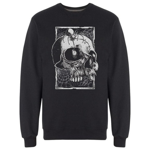 Spider Infection Graphic Sweatshirt Men -Image by Shutterstock, Male Large