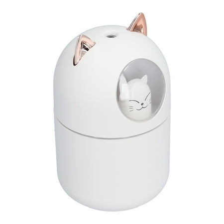 

Portable Humidifier Decorative Attractive Sealing Circle Design Mini Humidifier Small Compact With USB Cable For Office For Decoration For Dormitory White Pink