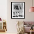 thumbnail image 3 of Historic Framed Print, [Frescoes and statues in New York City Customs House], 17-7/8" x 21-7/8", 3 of 9