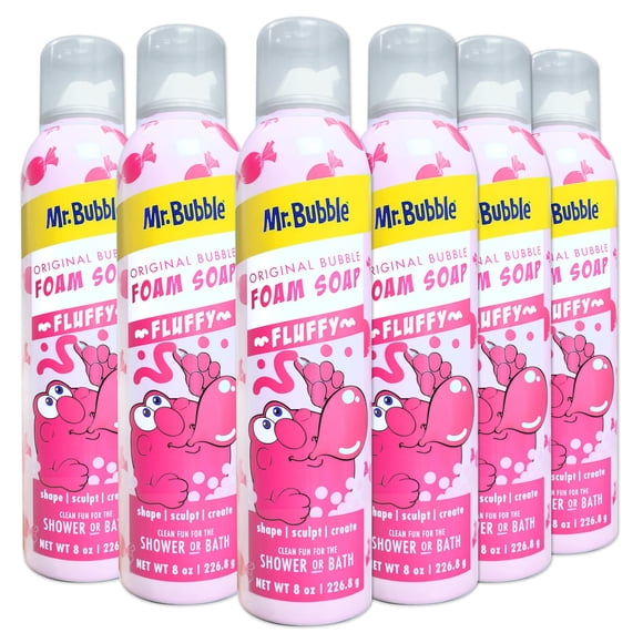 Jabón en espuma Mr. Bubble Original Bubblegum Scent 6 x 226 ml