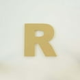 thumbnail image 1 of Package of 1, 18 Inch X 1/2" Thickness MDF Letter R in The Arial Font, Thick, Upper Case for Art & Craft Project, Made in USA, 1 of 3