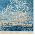 thumbnail image 3 of RUGSOTIC CARPETS Machine Woven Crossweave AREA RUGS - 4'8''x6'9'', Rectangle,Blue,Classic Oriental Traditional , Low Pile Machine Made Area Rugs for Living Room, Bed Room (M00065), 3 of 6