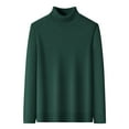 thumbnail image 1 of Mgmyaa Mens Sweaters Long Sleeve Pullover Turtleneck Knit Base Shirt Warm Solid Pullover Sweater, 1 of 6
