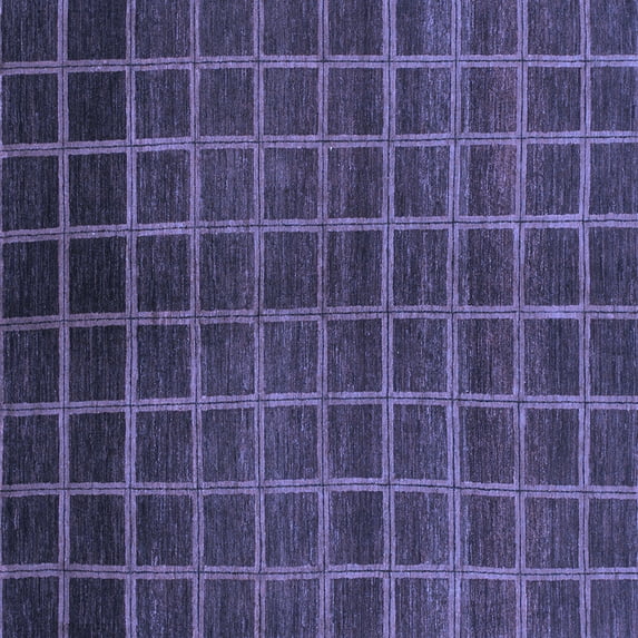 Ahgly Company Machine Washable Indoor Square Abstract Blue Modern Area Rugs, 3' Square