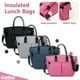 thumbnail image 3 of Naiovety Bolsa de almuerzo OxfordCloth con tecnología de aislamiento duradera y bolsa Bento con bolsillos multifuncionales negro, 3 of 6