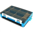 thumbnail image 1 of Organizador de aparejos versátil, bandejas de caja de aparejos personalizables con divisores extraíbles para un fácil acceso a su equipo de pesca, el diseño abierto de doble hebilla garantiza un, 1 of 4