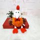 thumbnail image 2 of Peluche de gallo, peluche, juguete de peluche, regalos para niños, 10 pulgadas, 2 of 5