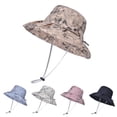 thumbnail image 3 of VISALY Bucket hat Wide Brimmed Sun Hats for Women | Large Brim Sun Hats for Women Spring and Summer Large Brim Sun Mens Sun Hats Wide Brim Womens Hats with Brim Large Sun Hats for Women 1 Pack, 3 of 3