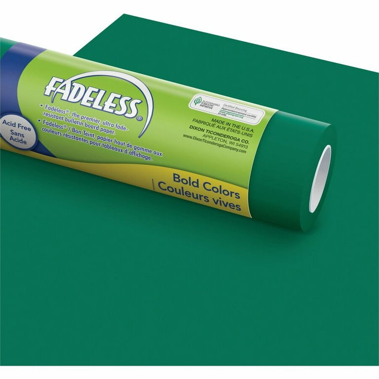 Inches 48 50 Fadeless Feet x Paper Roll, Emerald,