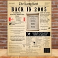 thumbnail image 3 of 20th Birthday Party Decor Poster 19 Years Ago Back In 2005, 3 of 5