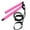 Pink, variant on Portable Pilates Bar Fitness Exercise Stick Yoga Booty Leg Exercise Band Resistance Band Workout Resistance Bands Loop Set