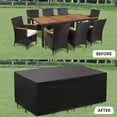 thumbnail image 2 of Funda protectora para muebles de jardín Zhivalor 160 x 160 x 80 cm Oxford 420D resistente, 2 of 7